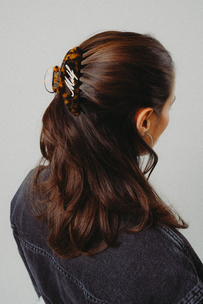 Hair clip MILF brown
