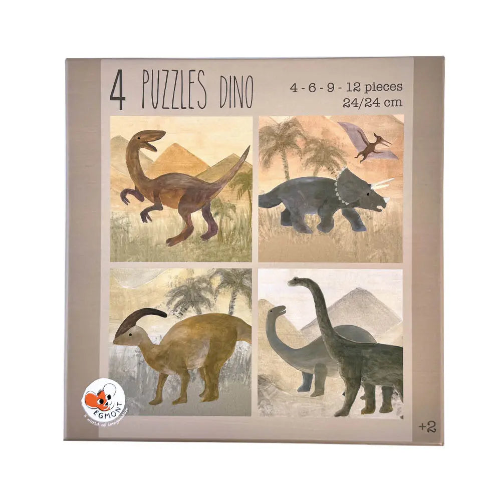 Dinosaur Puzzles (Set of 4)