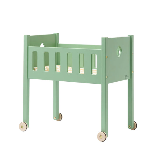 Doll bed green