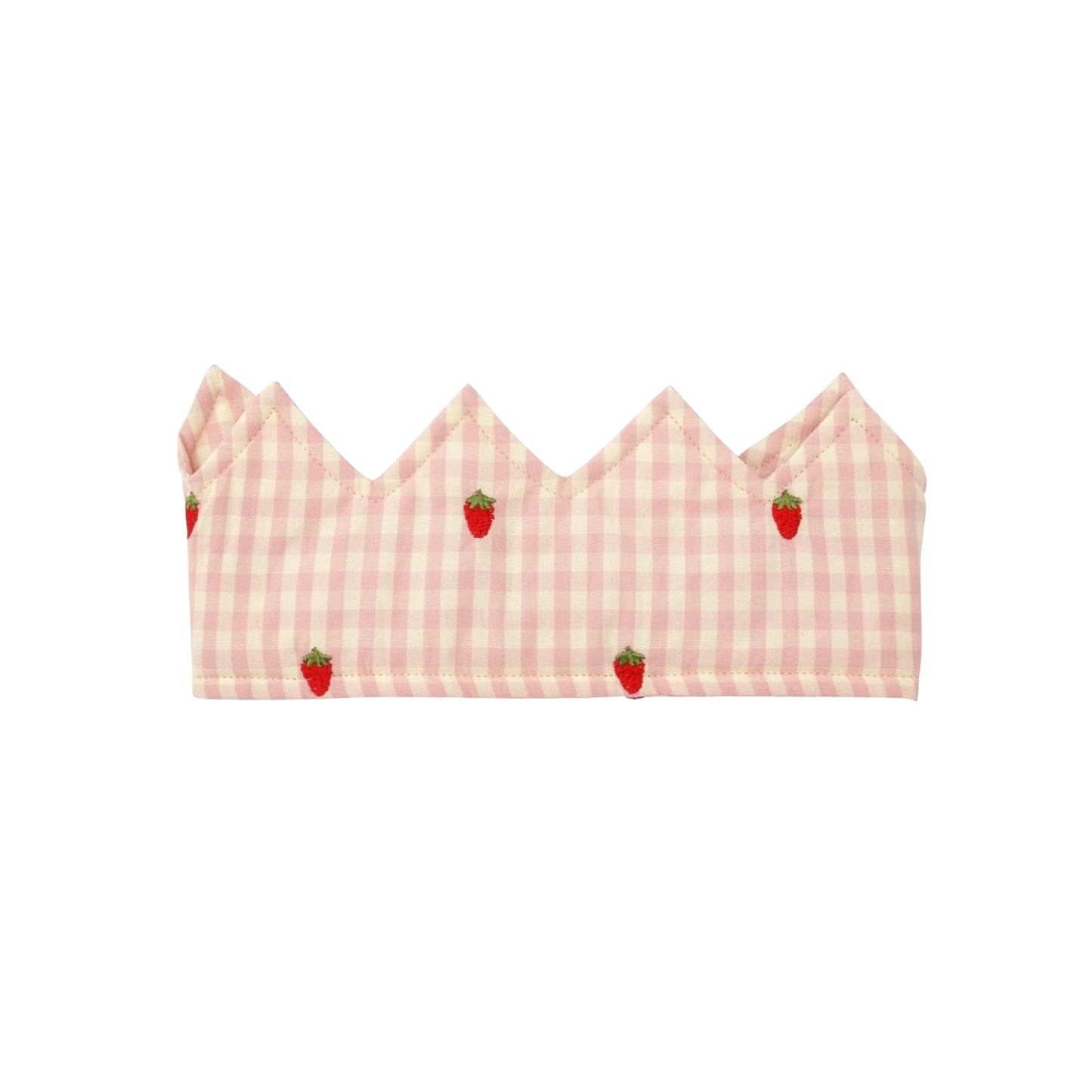 Dolly Crown - Pink Berry Gingham