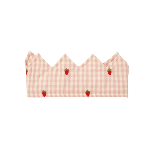 Dolly Crown - Pink Berry Gingham