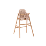 High chair cushion Growing Green - leonie latte