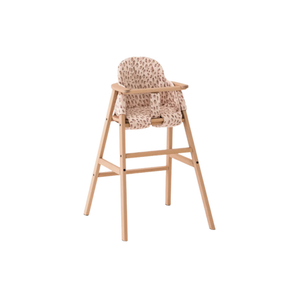 High chair cushion Growing Green - leonie latte