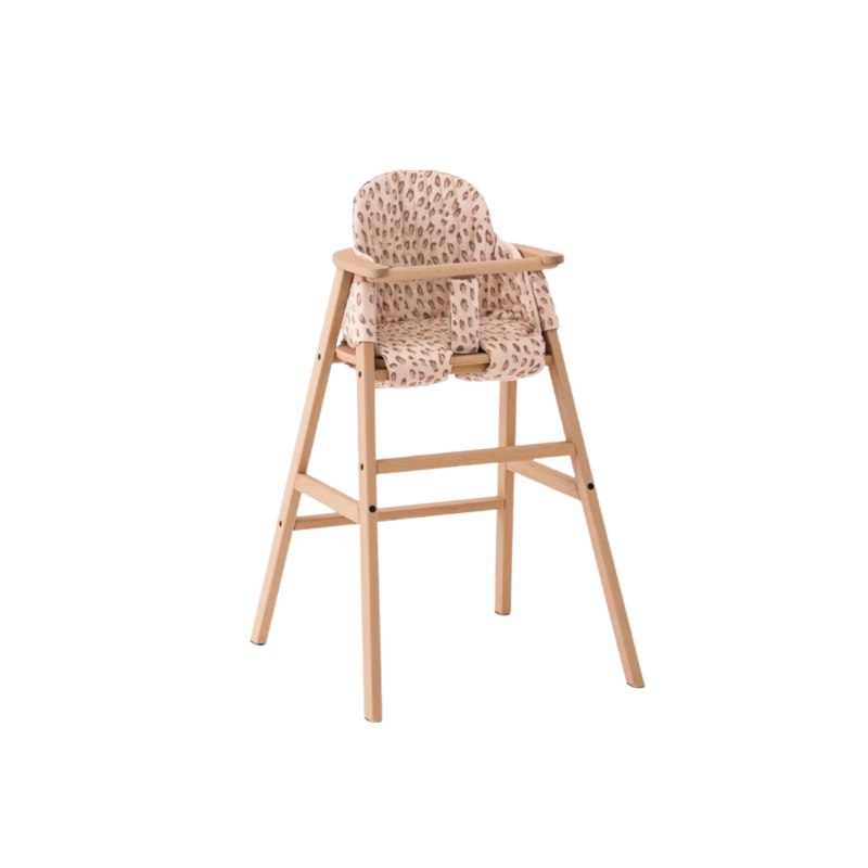 High chair cushion Growing Green - leonie latte