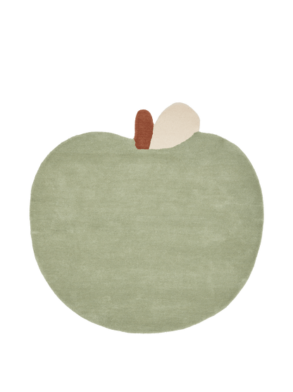 Apple Tufted Rug - Tea Green