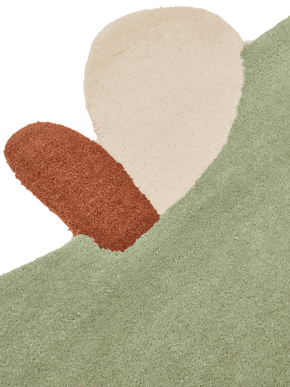 Apple Tufted Rug - Tea Green