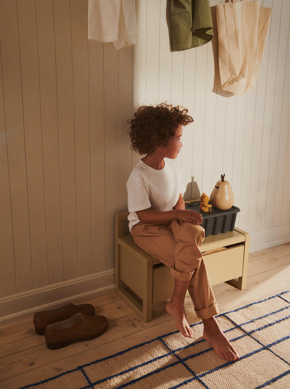 Little Architect Storage Bench - Cashmere