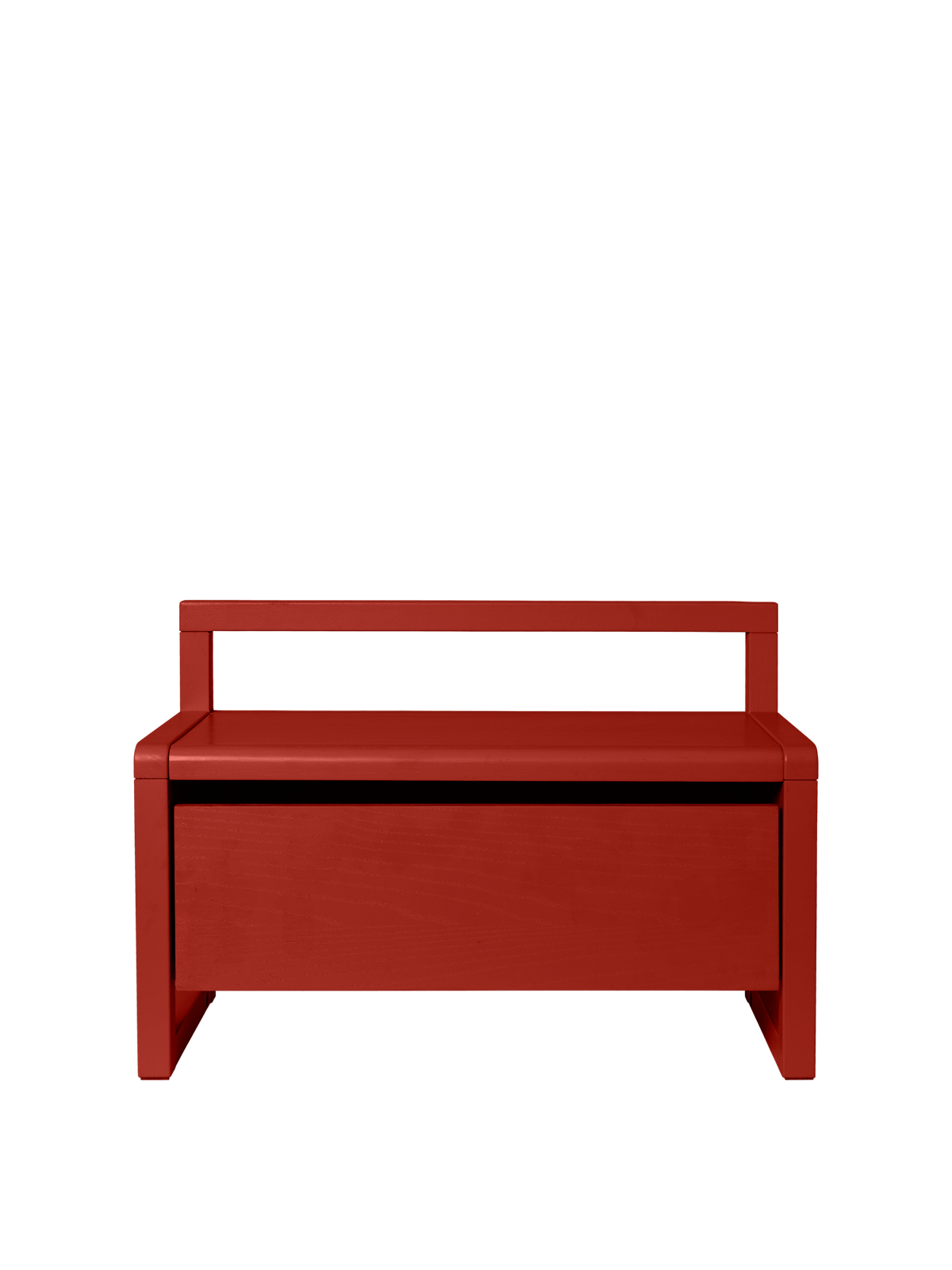 Little Architect Storage Bench - Poppy Red