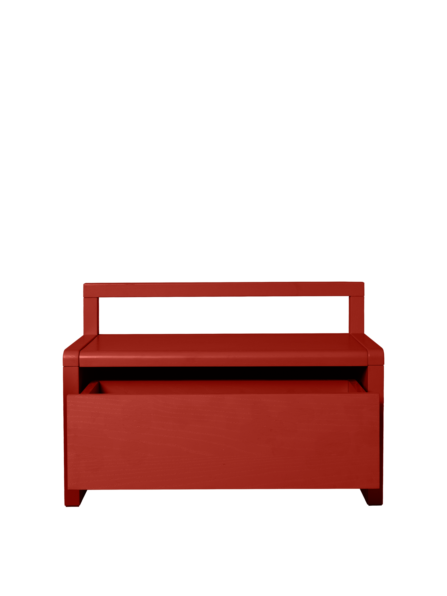 Little Architect Storage Bench - Poppy Red