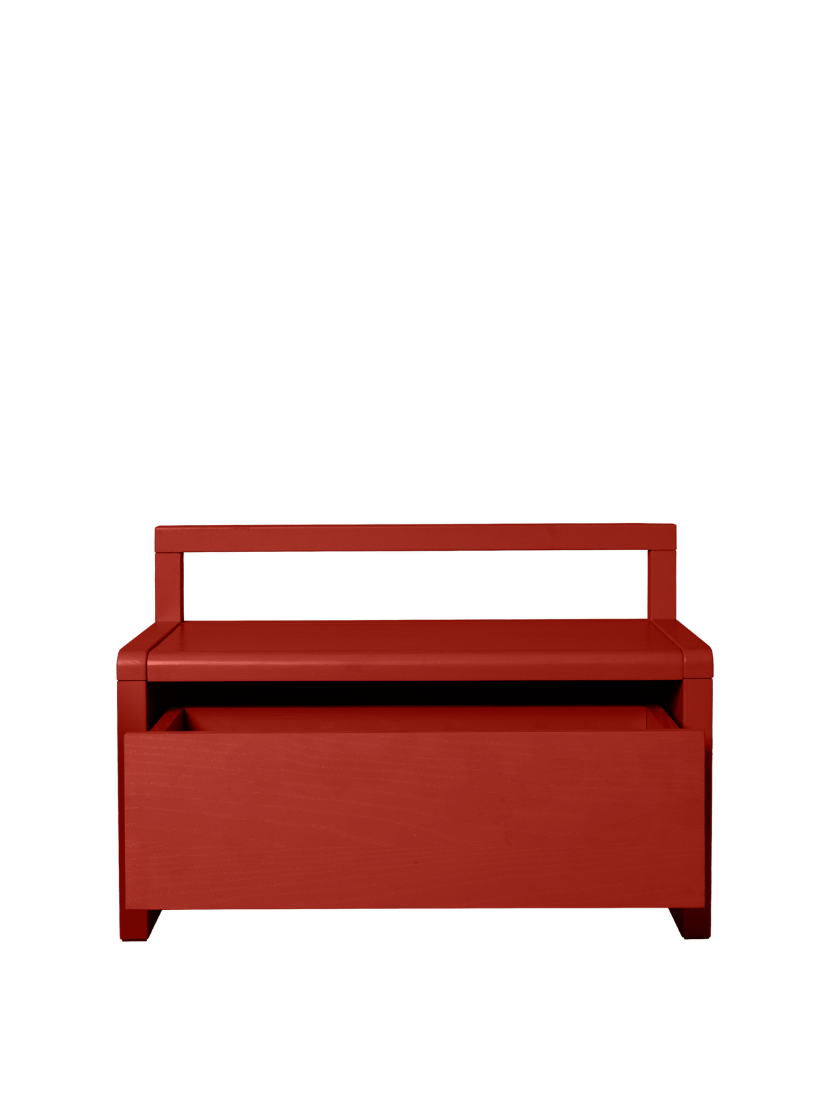 Little Architect Storage Bench - Poppy Red