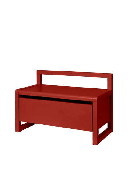 Little Architect Storage Bench - Poppy Red