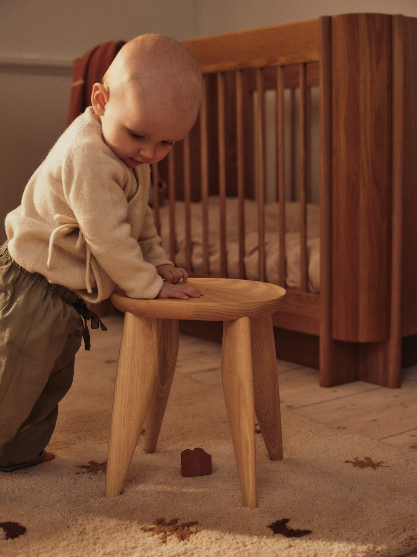 Feve Kids Stool - Natural Ash