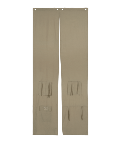Settle Door Curtain - Elm Green