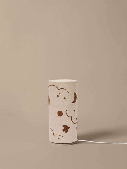 Skye Table Lamp - Natural/Bronze