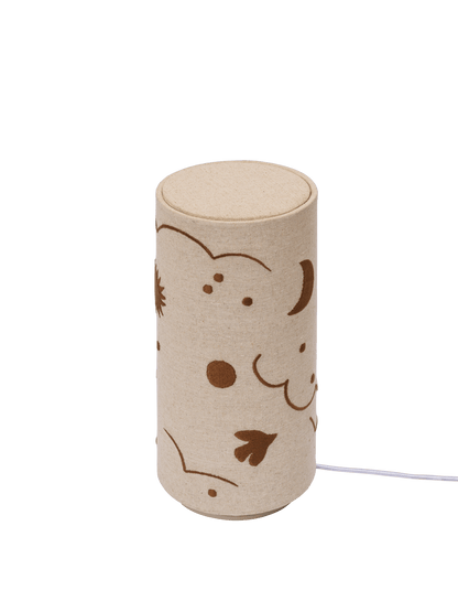 Skye Table Lamp - Natural/Bronze