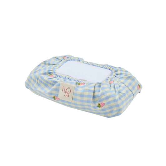 Mille Wet Wipe Cover - Sky Berry Gingham