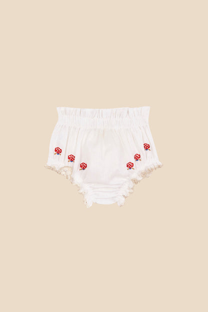 Set camisa lino bordada recién nacido