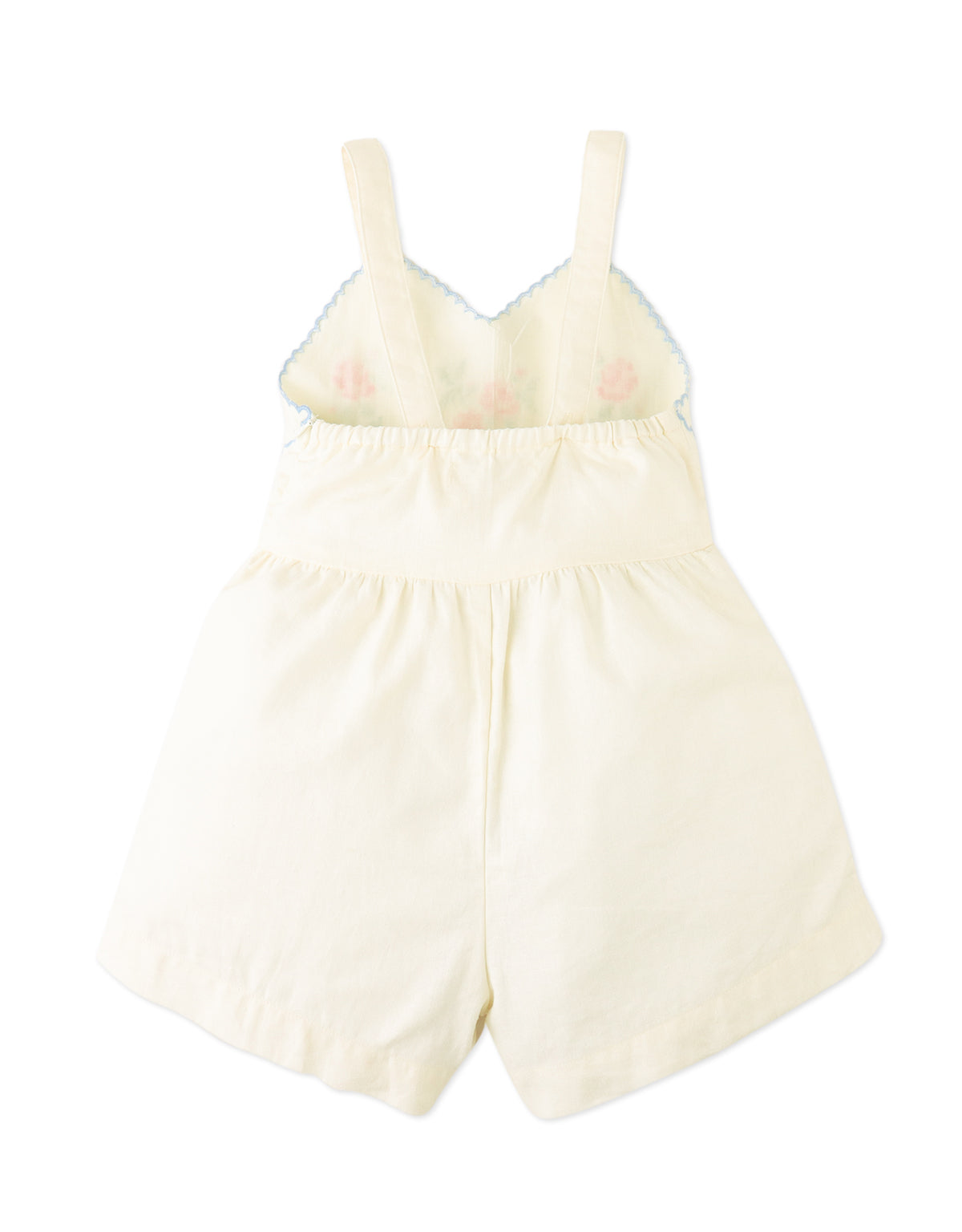 Jill Playsuit with Embroidered Bib