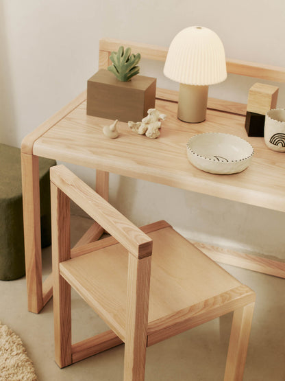 Frill Portable Lamp - Cashmere/White
