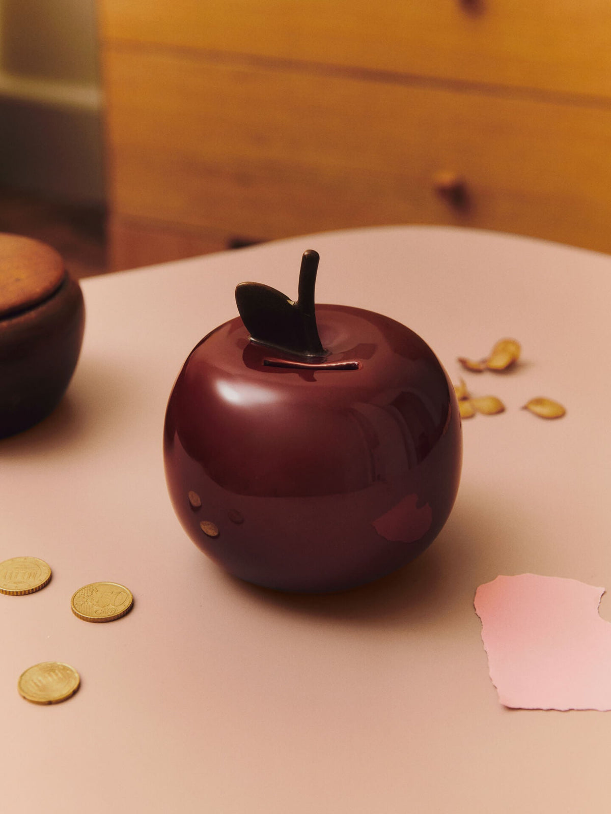 Apple Money Bank - Deep Red