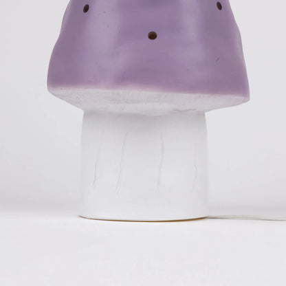 Small Mushroom Night Lamp, Lavender