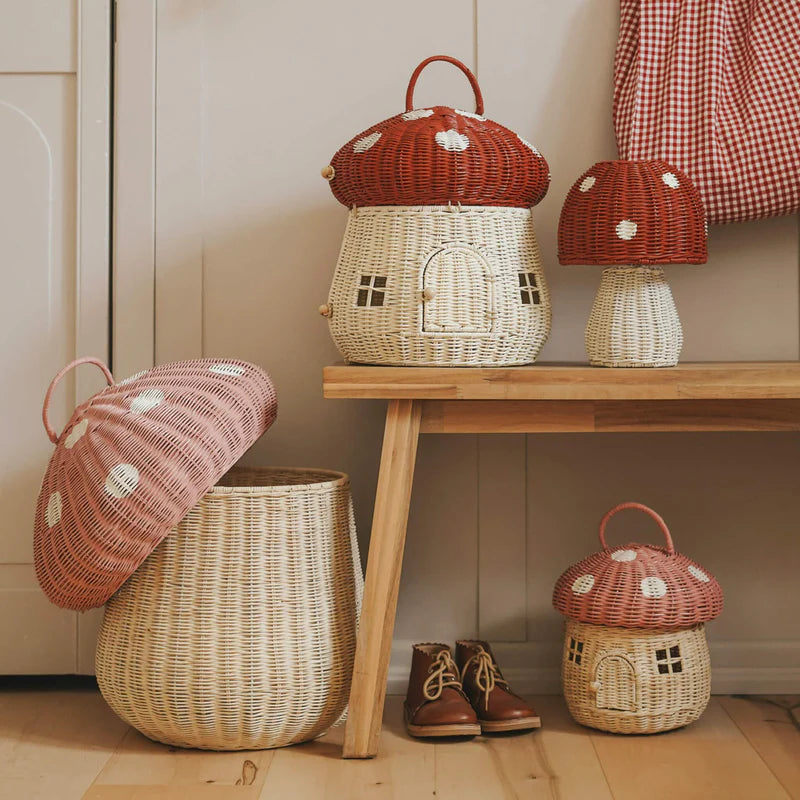 Mushroom Doll House - Red