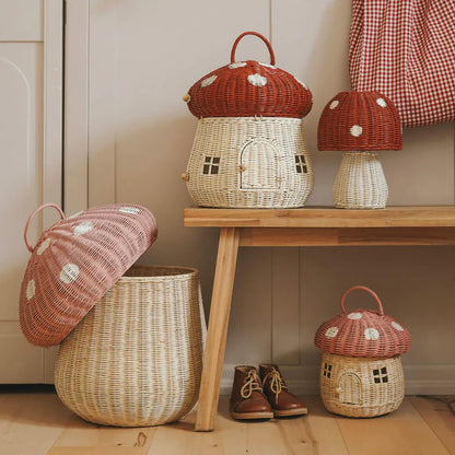 Mushroom Doll House - Red