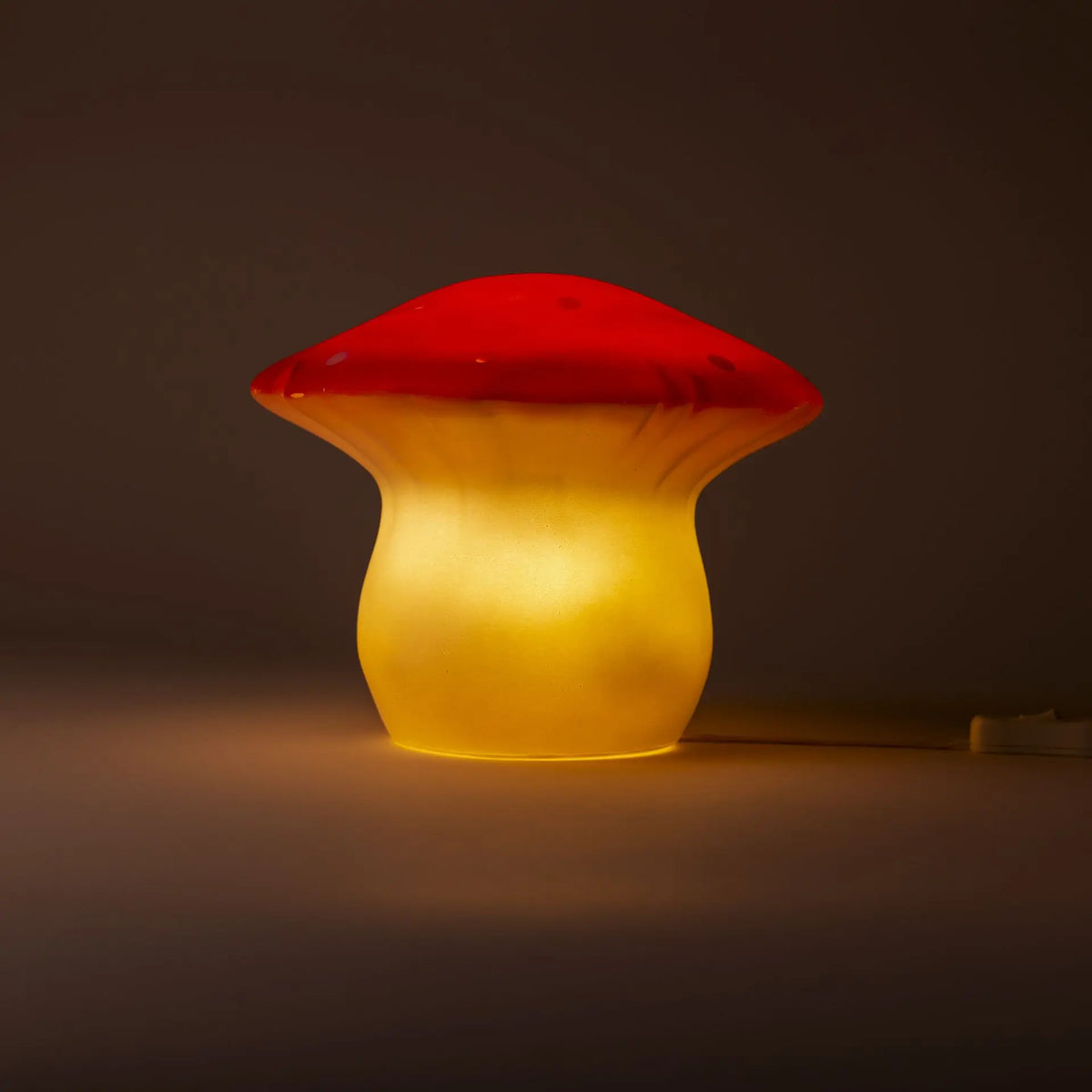 Medium Mushroom Night Lamp, Red