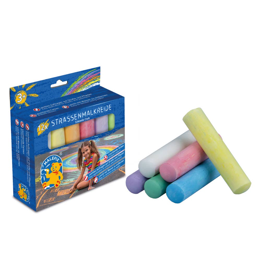 Malefix street crayon, pack of 12