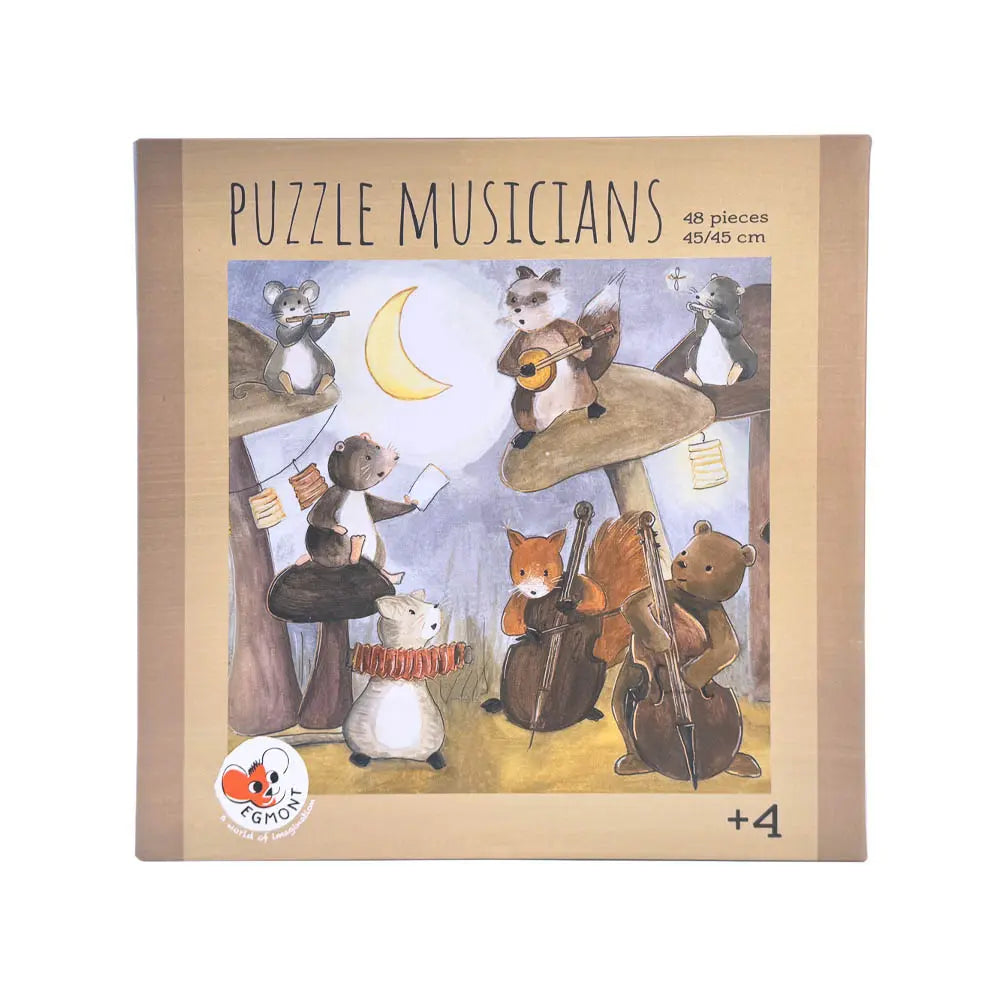 Forest Musicians Wooden Puzzle (25 pieces)