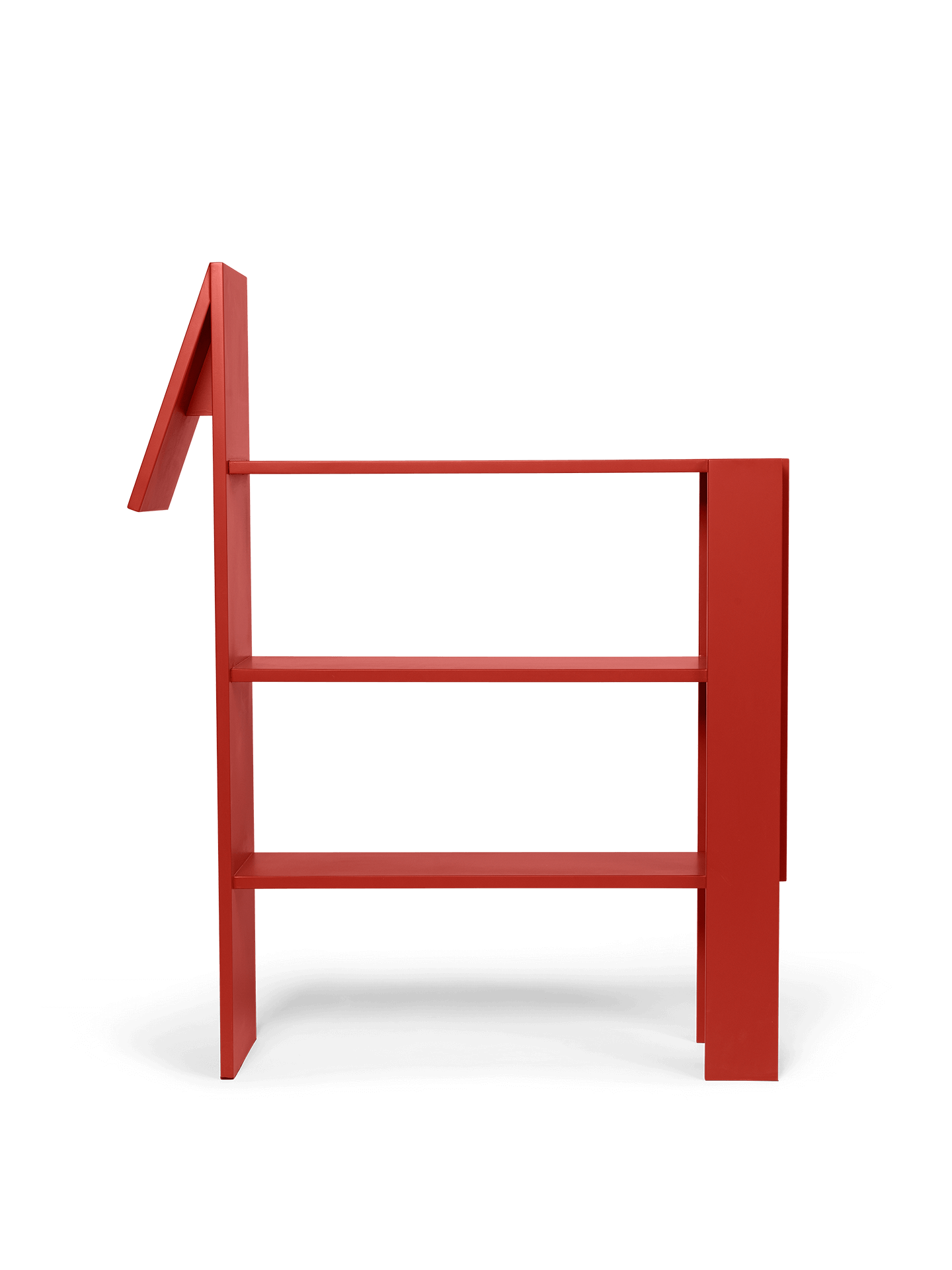 Horse Bookcase - Poppy Red