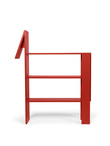 Horse Bookcase - Poppy Red