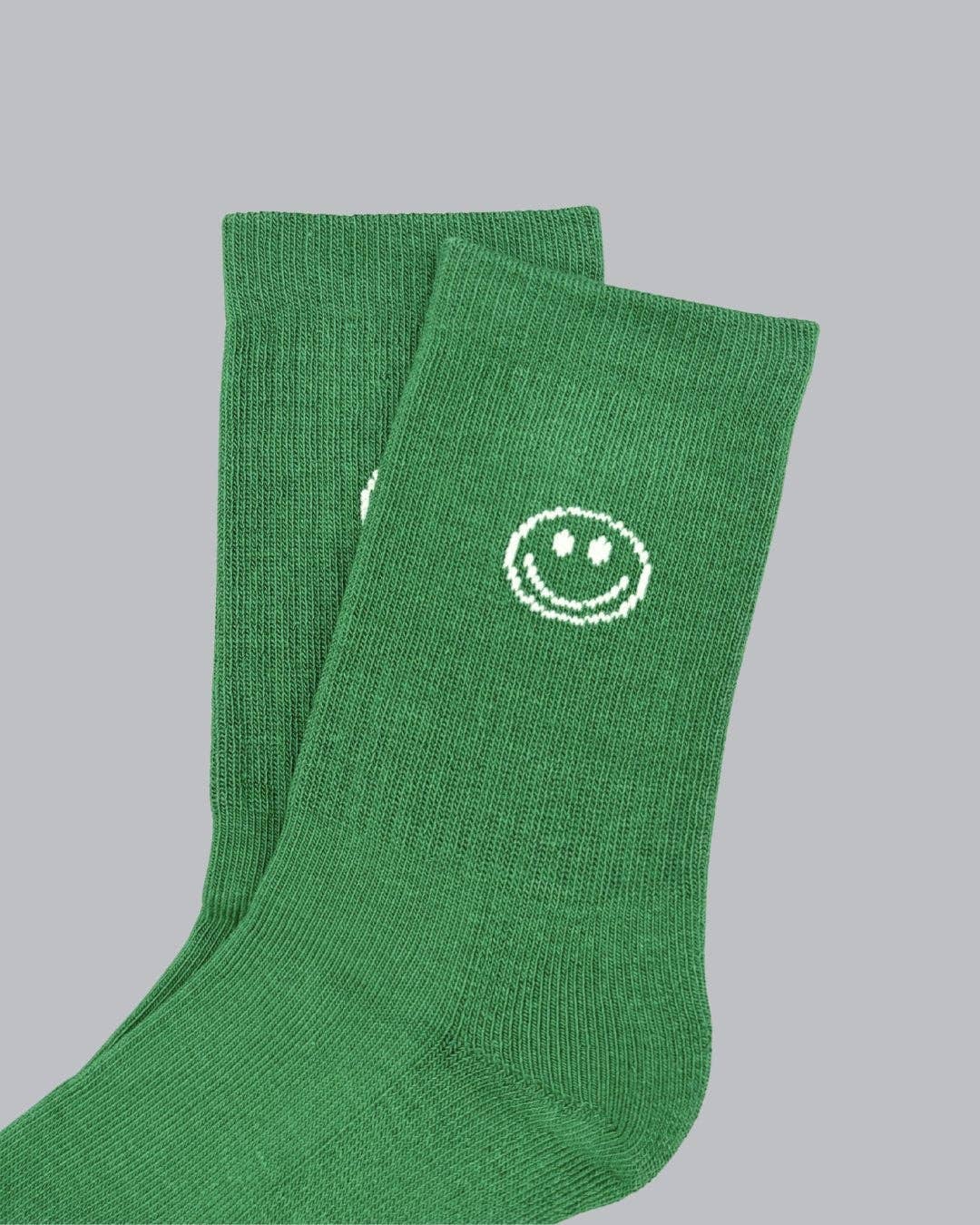 Smiley Green SOCKS (Kids)