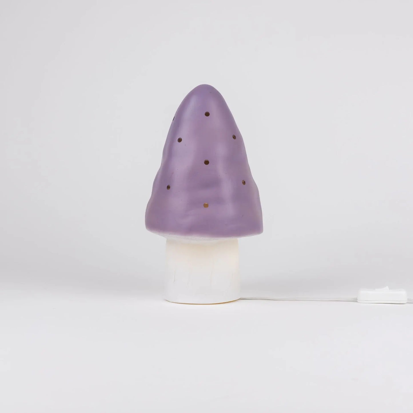 Small Mushroom Night Lamp, Lavender
