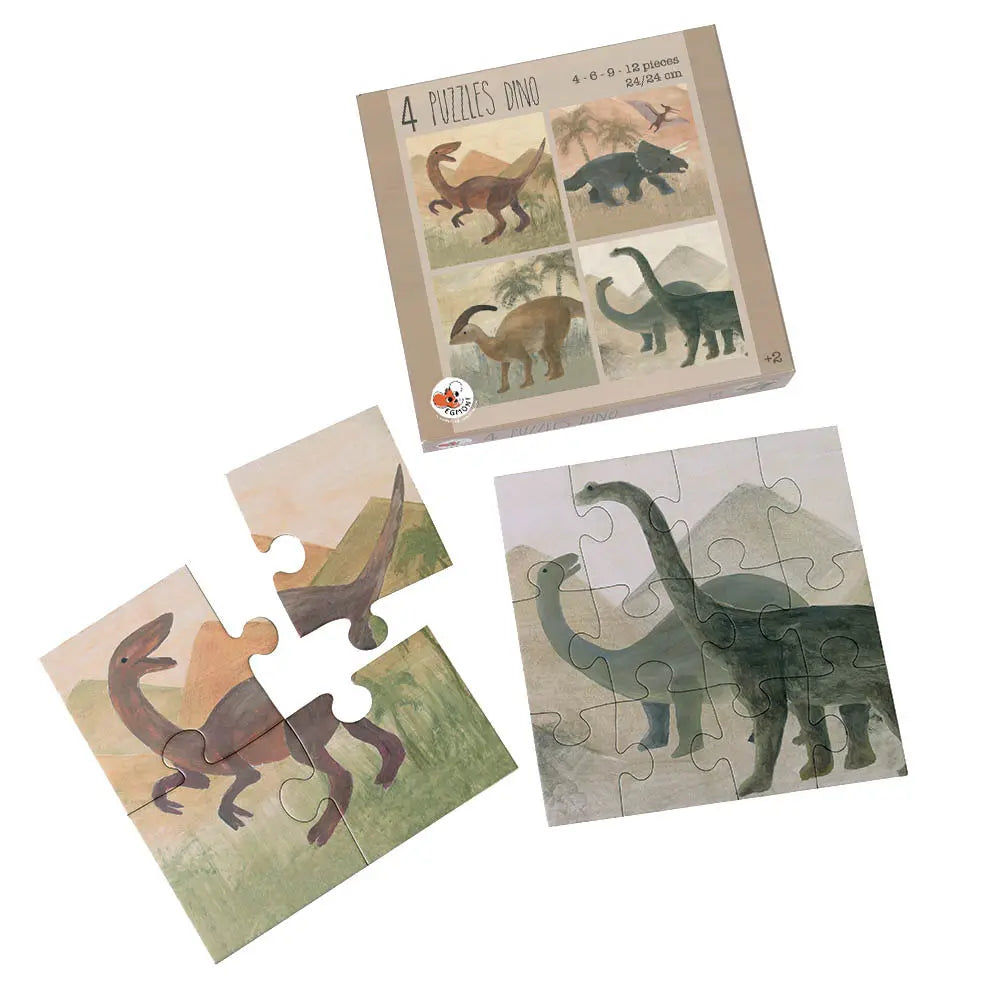 Dinosaur Puzzles (Set of 4)