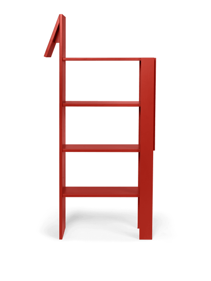 Giraffe Bookcase - Poppy Red