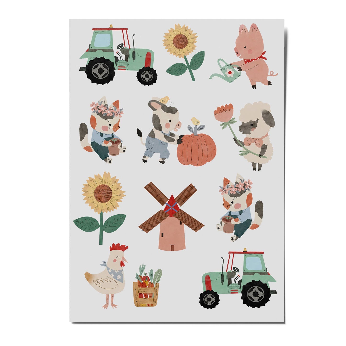 Children's Tattoos "Farm"