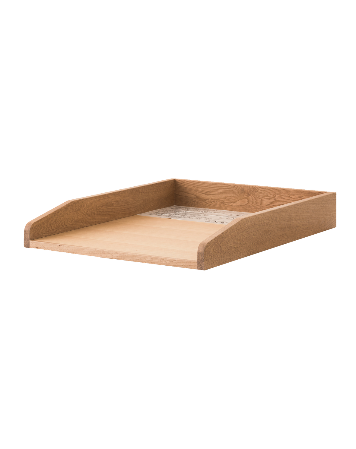Pure oak wood changing table