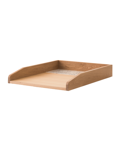 Pure oak wood changing table