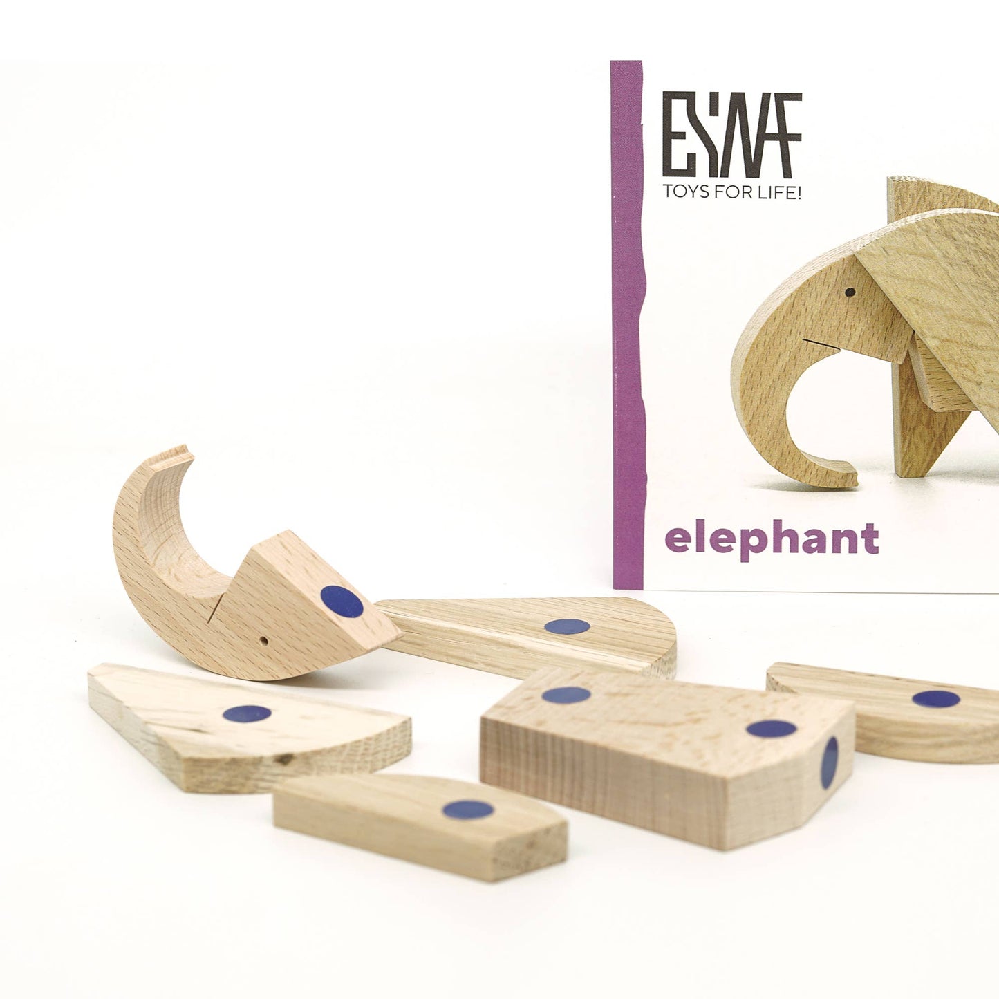 Wooden Magnetic Elephant Gift Toy