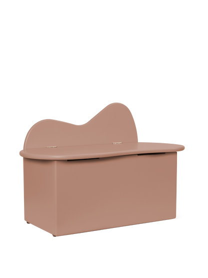 Slope Storage Bench - Rose