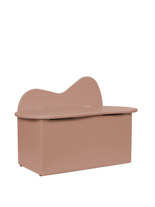 Slope Storage Bench - Rose