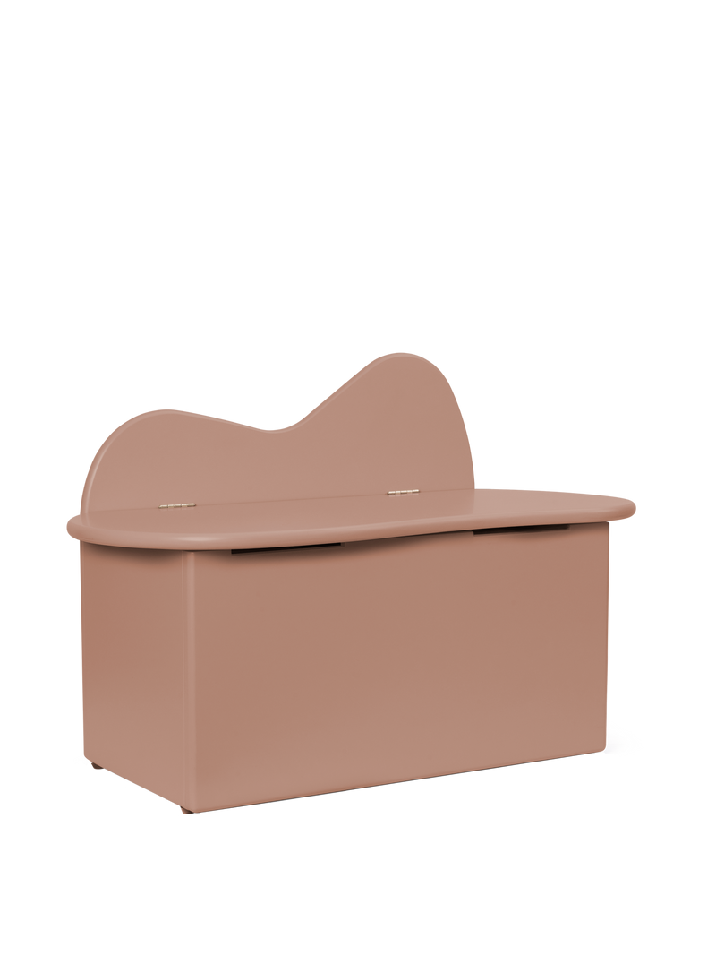 Slope Storage Bench - Rose