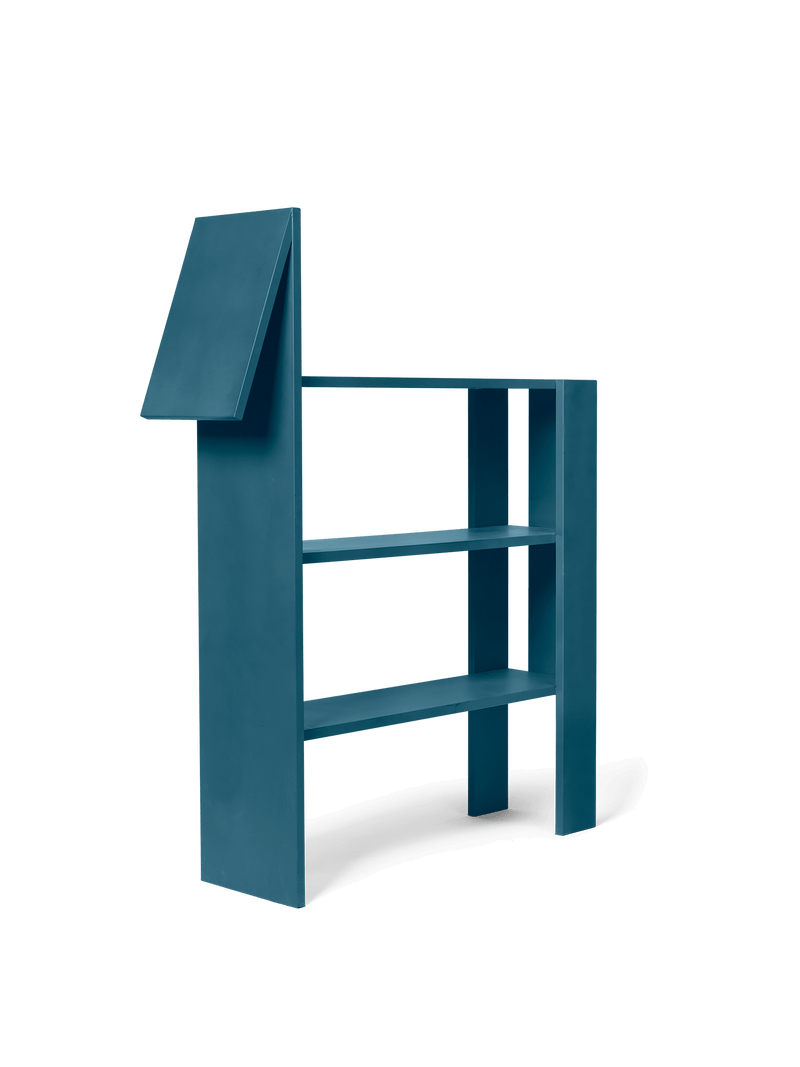 Horse Bookcase - Dark Blue