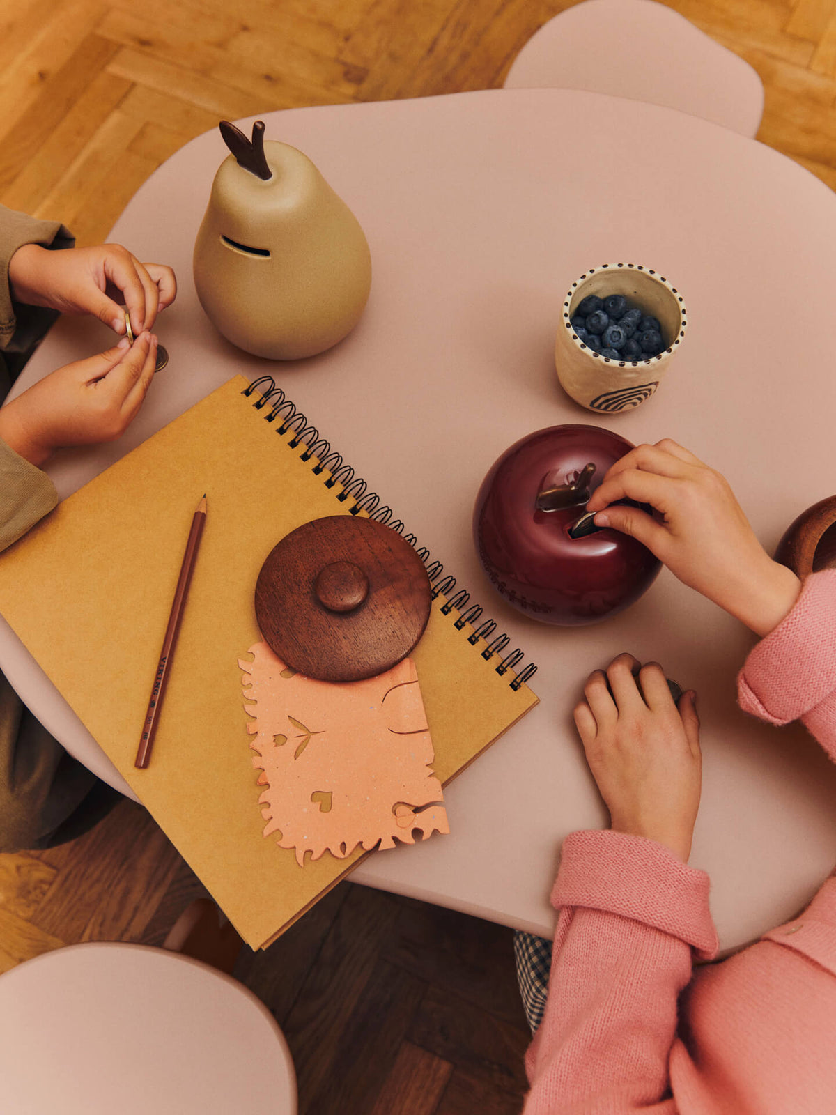 Apple Money Bank - Deep Red