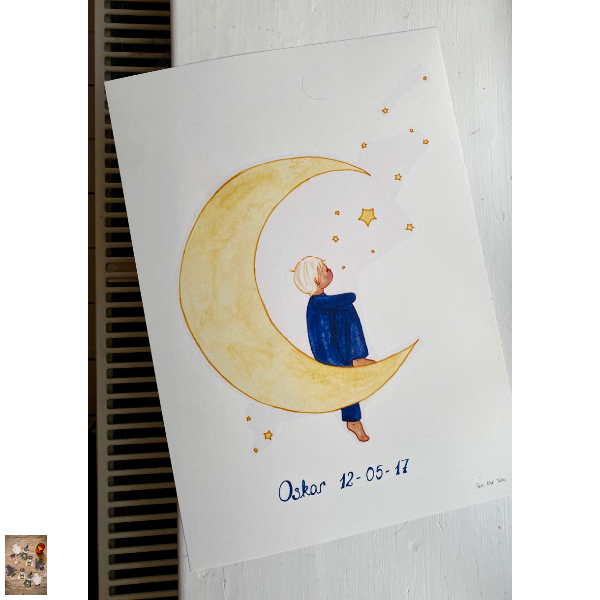 Månebarn A4 plakat