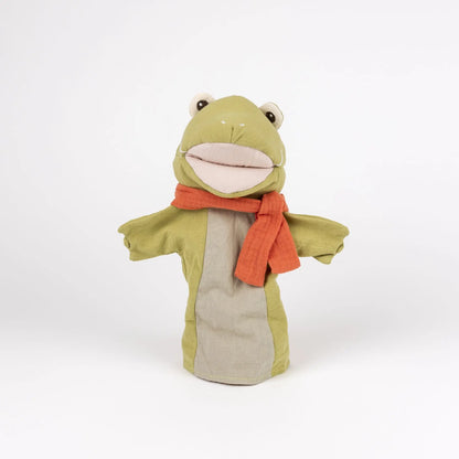 Frog hand puppet
