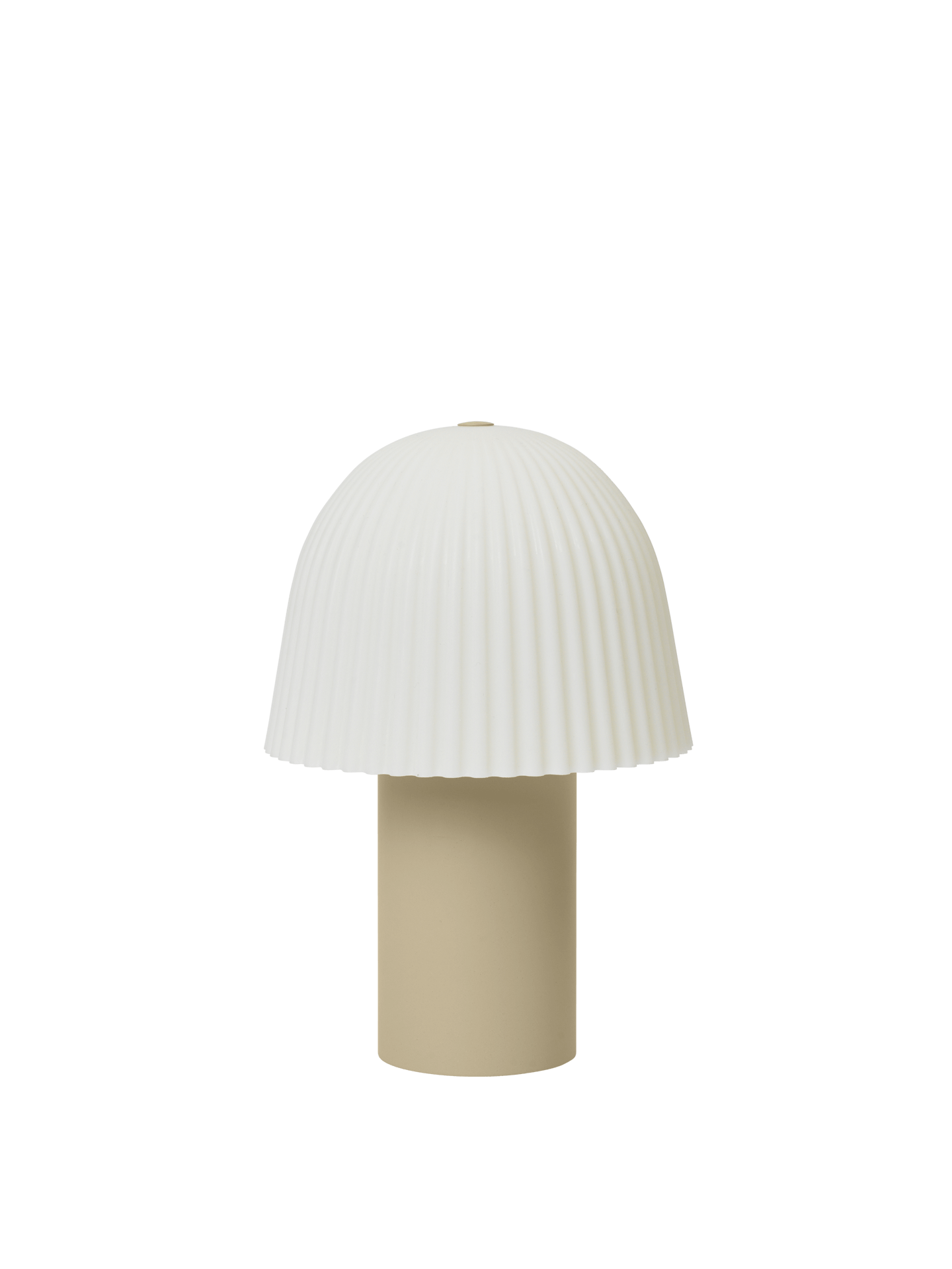 Frill Portable Lamp - Cashmere/White