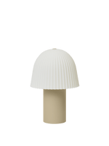 Frill Portable Lamp - Cashmere/White