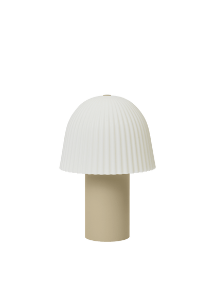 Frill Portable Lamp - Cashmere/White